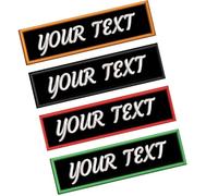Parche de Nombre Militar Táctico Personalizado de 2 Piezas, Parche de Etiqueta de Número Personalizado para Múltiples Bolsas de Ropa Chaleco Chaquetas Funciona con Gancho y Bucle, Respaldo de Hierro