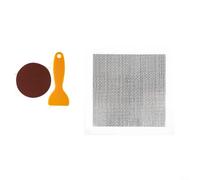 Parche de pared de metal para reparación de agujeros de placa de gitano, aleación galvanizada, solución de fijación de daños en la pared