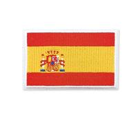 Parche de perro original táctico militar para mascotas, emblema de moral para mascotas, gancho con lazo y bandera de España