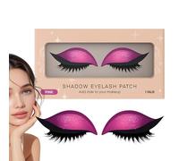 Parche de Pestañas con Sombra de Ojos Integrada,Pegatinas Postizas Reutilizables Para Una Mirada Impactante - Antimanchas Y Duraderos Para Mujer En Eventos Fiesta Viaje Noche Boda Halloween Sesión De