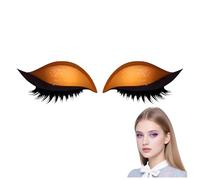 Parche de Pestañas Sombra de Ojos Lazy, Adhesivos Autoadhesivos Reutilizables 3 en 1 para Maquillaje Rápido, con Pestañas Postizas, Sombra y Delineador, Herramienta de Maquillaje Fácil