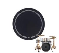 Parche de protección de tambor, protector de capa de graves ultrafino, almohadilla de control de vibración transparente, adhesivo de refuerzo de ritmo resistente, cabezales de revestimiento a prueba