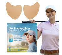 Parche de protección solar para los ojos, parche solar, parches faciales, parches de protección solar, almohadillas UV para debajo de los ojos, parches faciales absorbentes de sudor, adecuados para