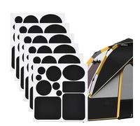 Parche De Reparación De Chaqueta Acolchada: Kit De Reparación De Tela Autoadhesivo De 6 Piezas | Cinta Impermeable Y Resistente Al Desgarro Para Chaquetas De Plumas, Sacos De Dormir Y Tiendas De Campa