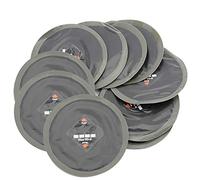 Parche de Reparación de Neumáticos, 10 Piezas de 90 Mm Universal para Reparación de Pinchazos de Neumáticos de Goma Natural para Coche, Parche Frío, Parches sin Cámara