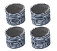 Parche de reparación de neumáticos, Akozon 80Pcs/Box 58mm Coche Ronda de caucho natural Neumático Reparación de pinchazos Parche en frío Parches sin cámara