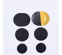 Parche de reparación de tenis con protección de empeine y talón, parche de tela que proporciona apoyo y comodidad (C negro)