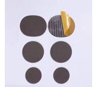 Parche de reparación de tenis con protector adhesivo para talón y plantilla acolchada para fijación de empeine desgastado, tela de fibra para restauración de calzado (C gris oscuro)