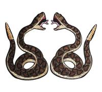 Parche De Serpiente Marrón para Parche De Hierro De Prenda En Insignia Accesorios De Ropa De Bricolaje De Prendas
