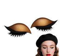 Parche de sombra de ojos para pestañas, 1,97 x 1,18 pulgadas, sombra de ojos, pegatinas para maquillaje, cinta de sombra de ojos, reutilizables, pegatinas para disfraces, bodas, carnaval, cosplay
