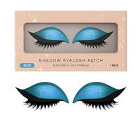 Parche de Sombra de Ojos para Pestañas - Maquillaje De Ojos Adhesivo Reutilizable Para Mujer - Parche Impermeable y Duradero para Mujeres en Bodas Fiestas Halloween Cosplay Fotos Salidas Nocturnas Fes