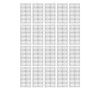 Parche de Soporte para Pendientes, Pegatinas Invisibles Transparentes para el lóbulo de la Oreja Que evitan el Estiramiento y el agrandamiento para niñas, 20 Hojas