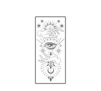 Parche De Tatuaje Starlight Eye Totem Juice, Resistente Al Agua, Reproducción Continua De Colores, 1-2 Semanas