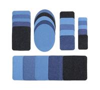 Parche De Tela - 12,5x12,5 Cm Para Planchar En Jeans | Parches Resistentes Para Ropa | Kit De Reparación De Mezclilla Termo-moldeada Para Pantalones, Bolsas, Fácil Aplicación, Set De Múltiples Formas