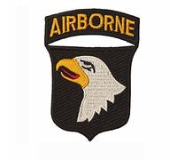 Parche de Tela Airborne 101st Águila Blanca del Ejército, 8,4 x 6 cm