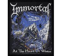 Parche del grupo de metal "Immortal", AT THE HEART OF WINTER, 8,5 x 10 cm