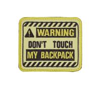 Parche Don't touch my backpack