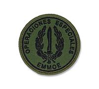 Parche EMMOE Ejército de Tierra Escuela Militar de Montaña y Operaciones Especiales Ejército Español Fuerzas Armadas Bordado Muy Adherente