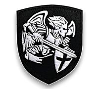 Parche escudo de Saint Michel, parche policial de Estados Unidos, parche de policía bordado