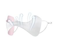 Parche facial contra el sol | Cubierta de seda transpirable con protección UV y reutilizable | Protección solar para los ojos | para viajes, verano, golf, deportes, mujer, belleza