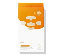 Parche facial - Mascarilla hidrocoloide extragrande para el acné, 5 parches grandes para granos en nariz, barbilla, frente y mejillas (1 unidad)