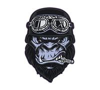 Parche grande de gorilla para planchar para chalecos de cuero, parche para la espalda, para chaqueta de moto, parche para la espalda