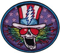 Parche Grateful Dead Psycle Sam, para planchar o coser (8,9 x 7,6 cm)