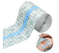 Parche impermeable para ducha, vendaje adhesivo elástico transparente para tatuajes, natación y ducha (10 cm x 9 m)