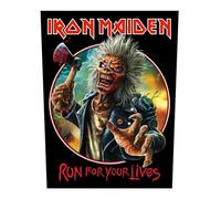 Parche Iron Maiden Run for Your Lives Back