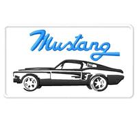 Parche Masterpatch diseñado para fanáticos de Mustang Classic Motorcycle Motorcycle Patch Bordado Brodé Patch Iron-on écusson Toppa Ricamata