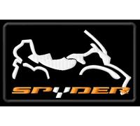 Parche Masterpatch diseñado para los fans Can Am Spyder Silhouette 1300 Quad Parche Bordado Brodé Patch Iron-on écusson Toppa Ricamata