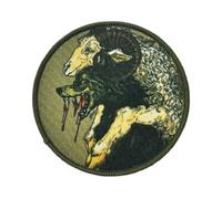 Parche militar de 8 cm con texto en inglés "A Wolf in Sheep's clothing", parche para airsoft, para mochilas, ropa táctica, pegatinas, insignias, cintas de velcro
