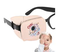 Parche Ocular para Gafas para niños - Tela de algodón, Cubierta de visión, Correa Ajustable, Soporte ďe Terapia đe Escudo cómodo, Soporte d́e Marco | Ayuda ṕara Gafas p̀ara niños Utilizada p̃a