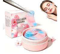 Parche Ojos Hidrogel Sakura Contorno Ojos Iluminador Anti Ojeras Hidratante Bolsas Ojos Piel Cansada 60 Piezas Cuidado Facial Rutina Skincare
