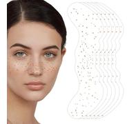 Parche Para - 6 Piezas Lindo Accesorio De Maquillaje Temporal | Pecaas Faciales Temporales | Tatuaje Facial Con Brillantes Para Niños, Adolescentes, Adultos, Disfraz De Fiesta, Festival De