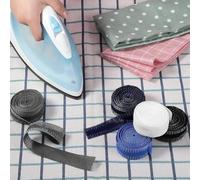 Parche para acortar el borde de los pantalones de 200 cm de largo con pasta para la boca del pantalón, reparación rápida y ajuste del dobladillo, adecuado para aplicación y fijación en tela (azul)