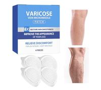 Parche para aliviar las piernas - Estándar no tejido, 4 unidades, 3x3 cm, comodidad transpirable | Apósito para el cuidado corporal con apoyo calmante, de la fatiga, relajación muscular, adhesi