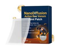 Parche para articulaciones, cintas de enfriamiento de hombro naturales, juego de parches calmantes portátiles de 4 piezas para hombres, mujeres, codo, del cuello, hogar, oficina, trabajo, al