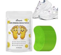 Parche para disiminador de olores, absorción del sudor desodorizante, cómoda plantilla, 20 eliminadores de olores, parche desodorizante duradero, parche refrescante para zapatos, desodorante para