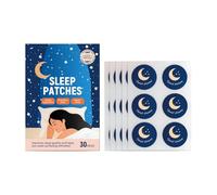 Parche para dormir, comodidad de liberación lenta, 30 piezas, parche para dormir durante la noche, calcomanías de relajación para dormir, portátil, para el hogar, viajes, avión, siestas, personas