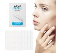 Parche para Granos, 120 Pimple Patches Hidrocoloides Invisibles Anti-Acné para la Cara, Impermeable y Transpirable para Absorber Granos, 12mm