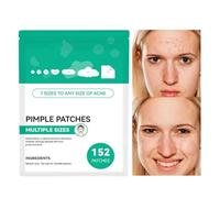 Parche para Granos | 124 Piezas de Parches Invisibles para Granos para el Rostro | Reducción de Rojez Parches Imperceptibles Cubre Espinillas Naturales para Rostro y Cuerpo