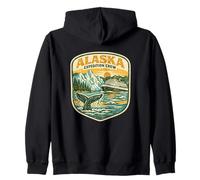 Parche para la tripulación de la expedición de Alaska Que Coincide con el Crucero Familiar por Sudadera con Capucha