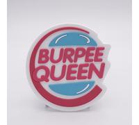 Parche Para Mochila Tactica - Burpee Queen - Diametro 66mm- Parches De Cross Training Para Mochilas Militares - Accesorio Para Gym Diseñado En España Para Mochilas Y Chaleco