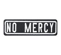 Parche para motero con texto "No Mercy" MC Club