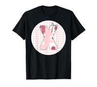 Parche para Mujer, con Texto en inglés X, Color Rosa Camiseta
