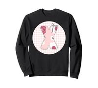 Parche para Mujer, con Texto en inglés X, Color Rosa Sudadera