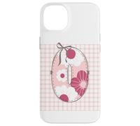 Parche para Mujer, diseño de Letra O, Color Rosa Carcasa para iPhone 14 Plus