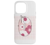 Parche para Mujer, diseño de Letra O, Color Rosa Carcasa para iPhone 14 Pro MAX