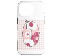 Parche para Mujer, diseño de Letra O, Color Rosa Carcasa para iPhone 16 Pro